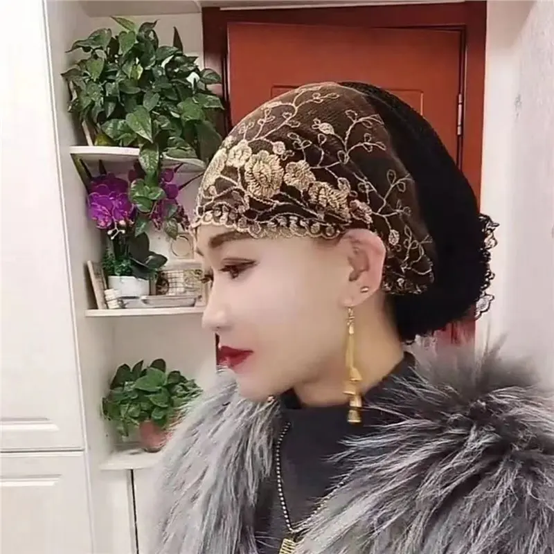 

Кружевная вышивка, нижний шарф, шапочки, кепка ниндзя, внутренняя шляпа, мусульманский женский хиджаб, тюрбан, подложка, сетчатый платок, исламский капот, тюрбан