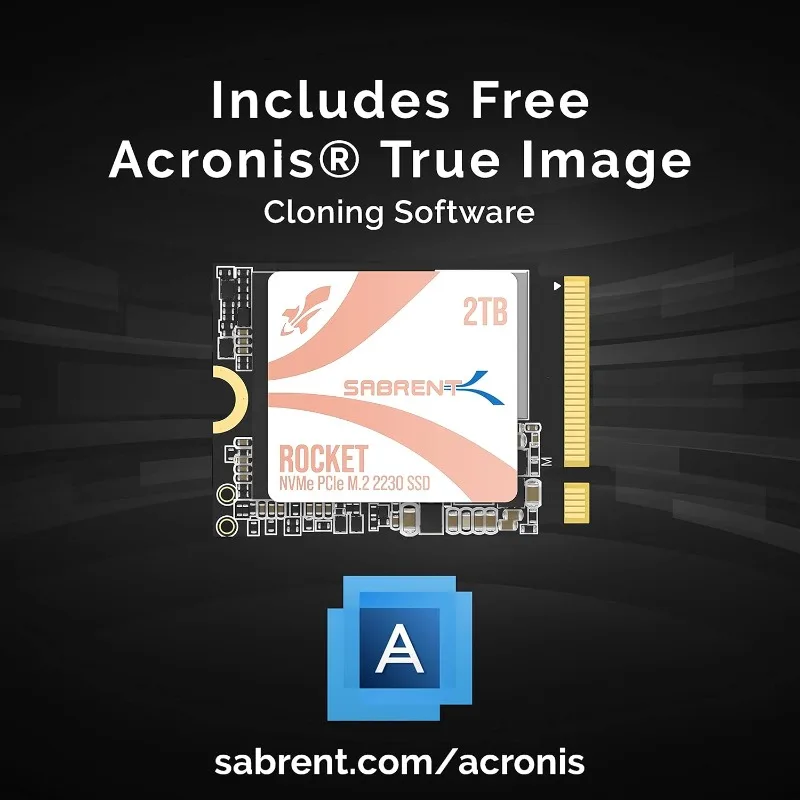 Rocket Q4 2230 NVMe SSD 2TB – SSD interno PCIe Gen4 M.2 per Steam Deck, ROG Ally, Surface Pro, Mini PC – QLC senza DRAM