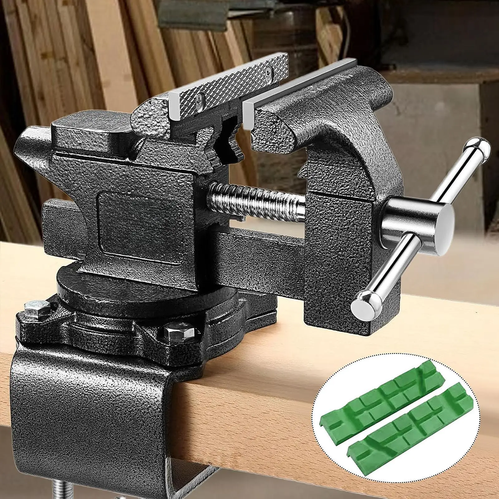 Bench Vise 6inch for Home or Industrial Use Sculpting Modeling Woodworking