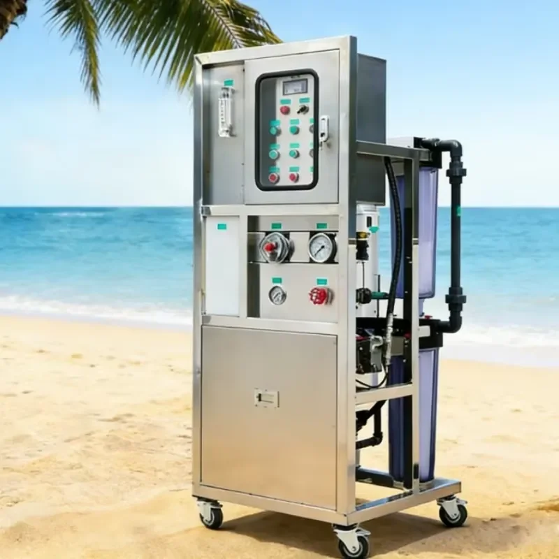 Portable Salt Water Purification Machine 125LPH Reverse Osmosis System for Sea Water Desalination Equipment