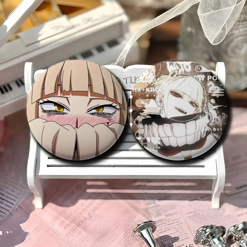 Simpatici My H-Heroes Toga Himiko Distintivi Rotondi Spille con distintivo squisite Spille creative per vestiti Cappello Zaino Accessori regalo