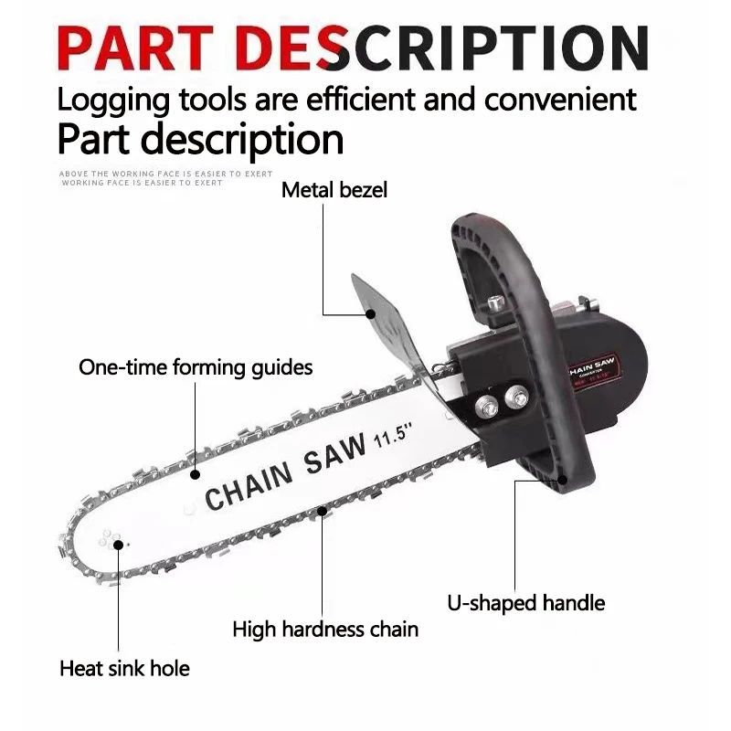 4/6/8lnch Mini Steel Chainsaw Chains Electric Chainsaws Accessory Chains Replacement Mini Electric Chainsaw Chains