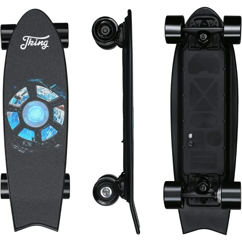 

Electric skateboard electric longboard with remote control Electric skateboard,450W Hub-Motor,18.6 MPH Top Speed,7.6 Miles Range