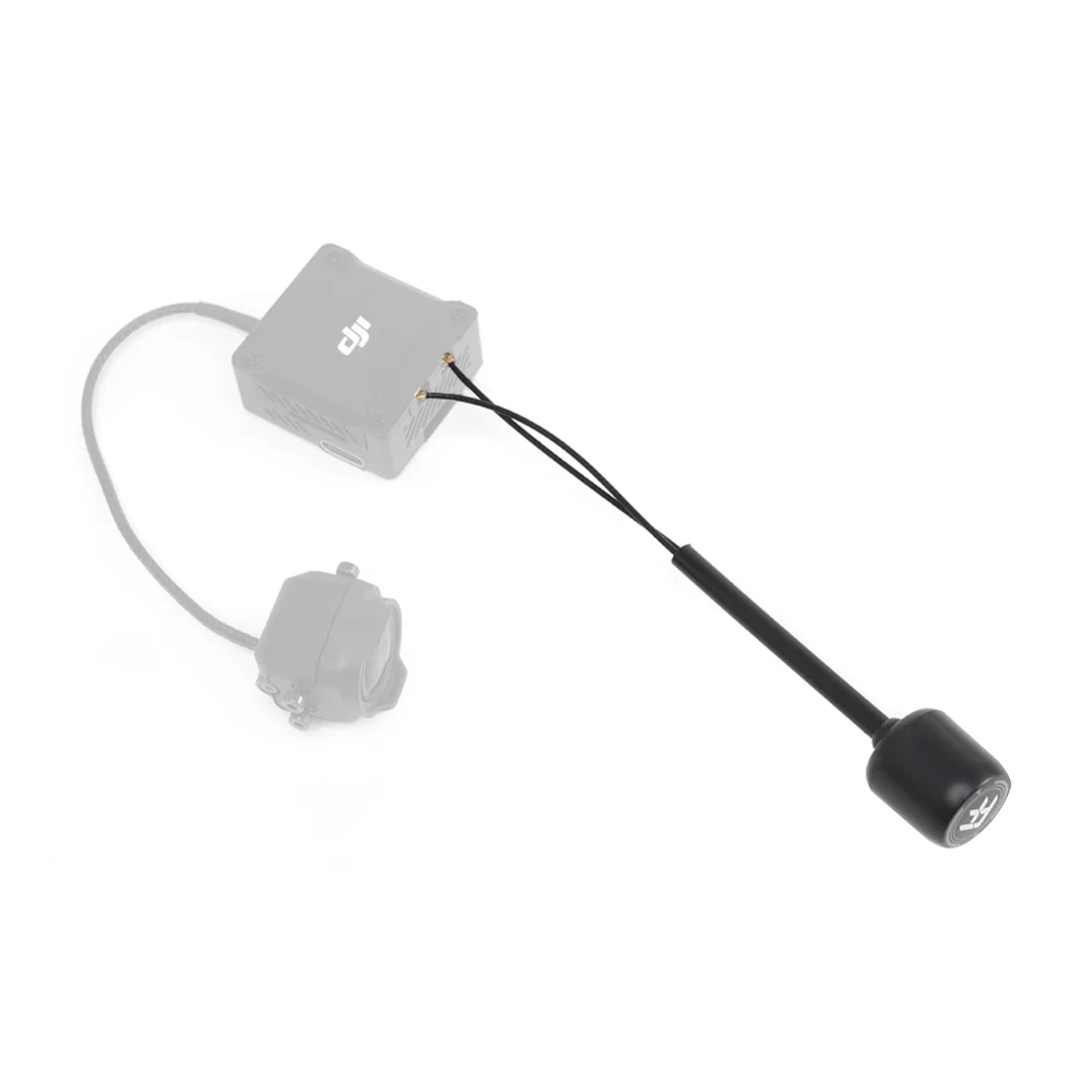 FlyFishRC Dual-Band 5.8Ghz/2.4Ghz ipex/UFL 40mm/95mm/145mm LHCP Long-distance Antenna Compatible DJI O3 Air Unit