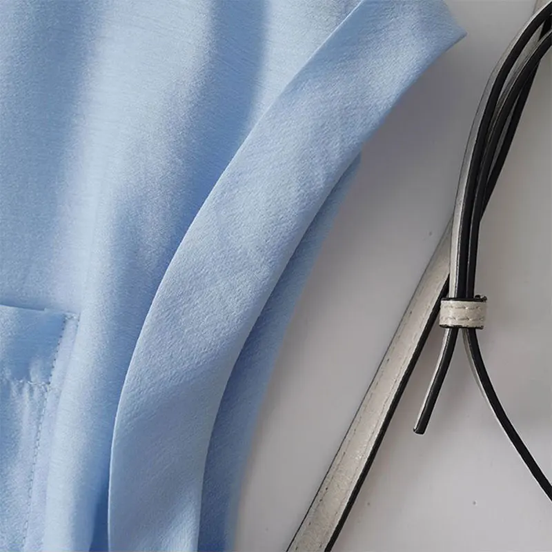 グリーンソリッドカジュアルポロネックシングルブレスト半袖レディースブラウスシャツカジュアル女性服トップスファッション2026春