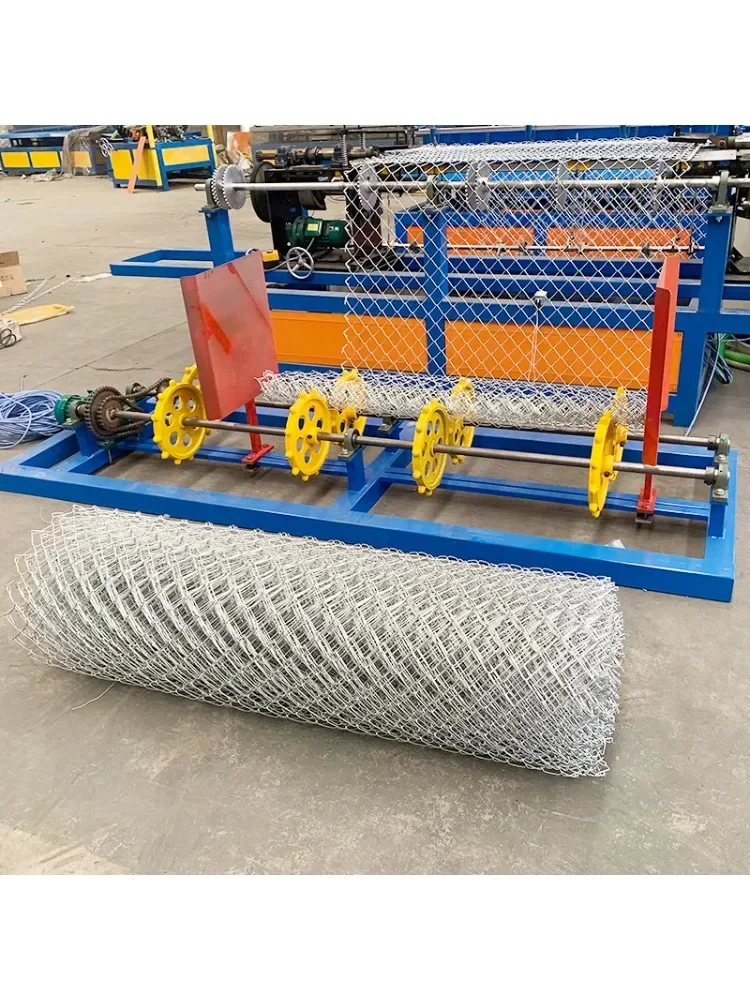 Fully Automatic 1.5-4.5mm Steel Wire Mesh Knitting Machine Cnc Wire Mesh Weaving Machine Chain Link Fence Machine