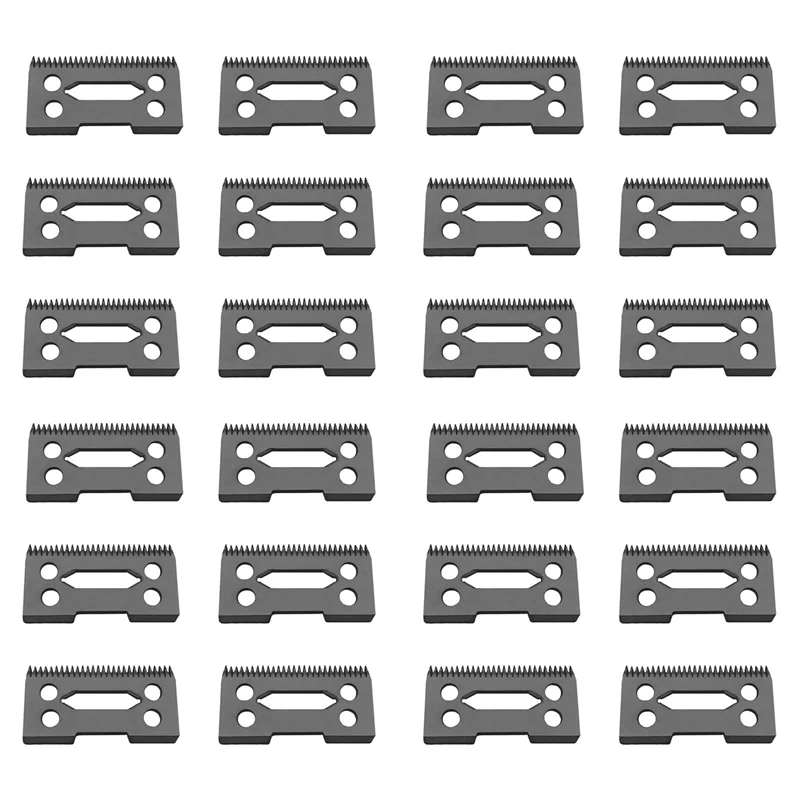 A68M-24 قطعة قاطعة بديلة للشفرة، 28 شفرة بديلة لقص الأسنان، ماكينة قص بفتحتين، أسود