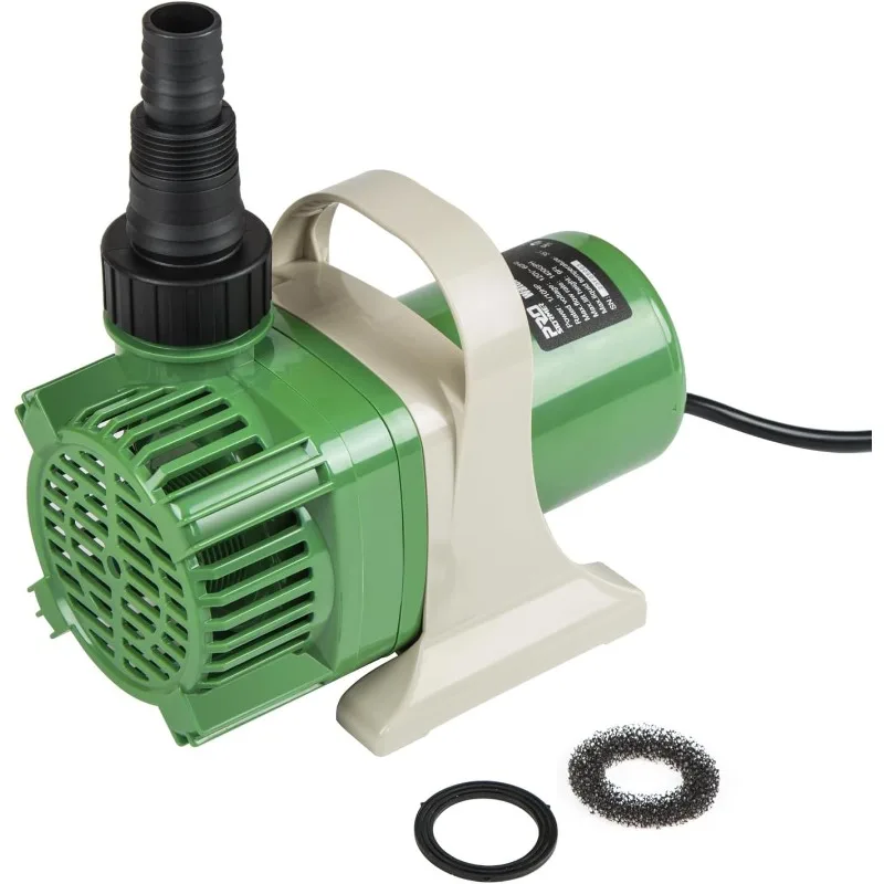 1/10HP Pond Pump1400GPH Submersible Water Pump with 9ft High Lift for Fish Tank, Pet Fountain, Garden, Hydroponic, Statuary