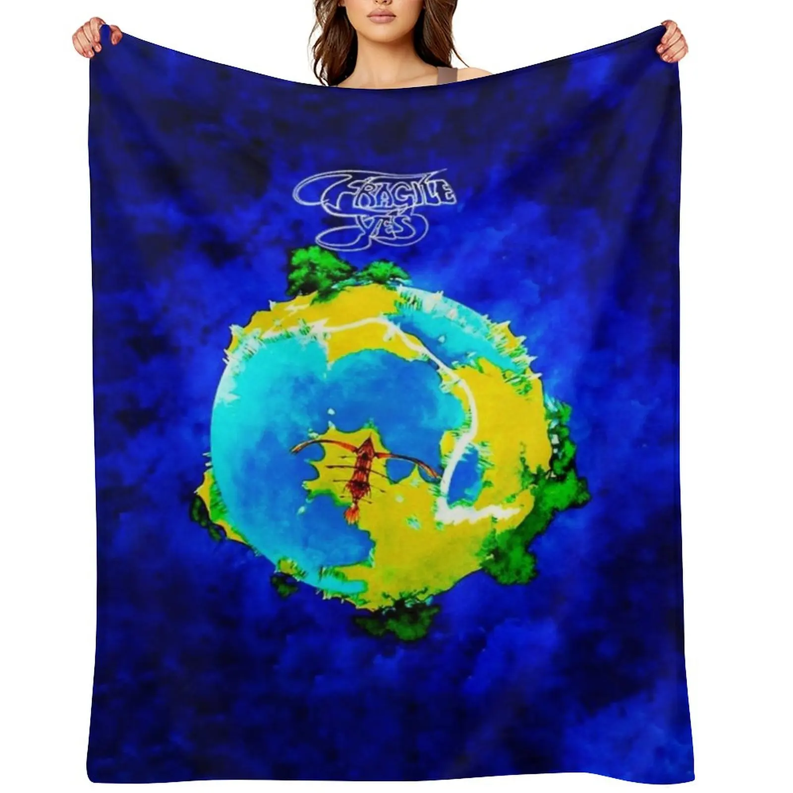 

yes fragile progressive Throw Blanket Luxury Plaid Weighted anime Blankets