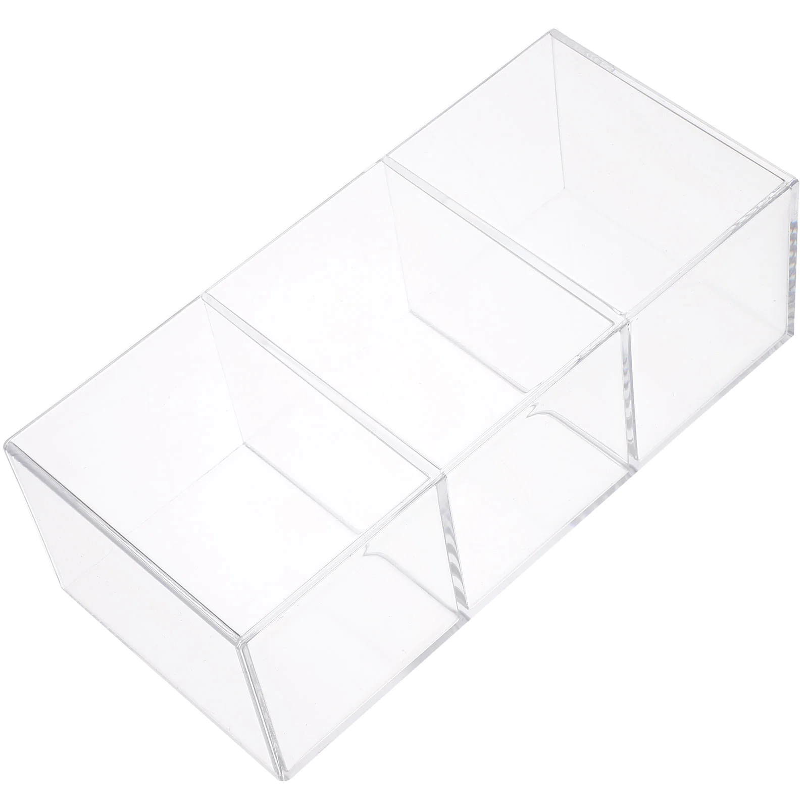 Acryl Opbergbuis Make-Up Borstel Organizer Houder Container Voor Briefpapier Pen Reisbureau