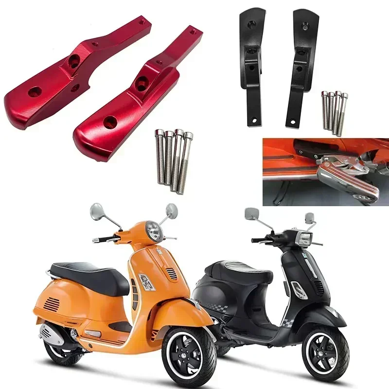 

Мотоциклетные аксессуары, подходят для Vespa GTS GTV 300 GTS300 GTV300 2013-2023, удлинители пассажиров, удлинители, аксессуары, Footpeg