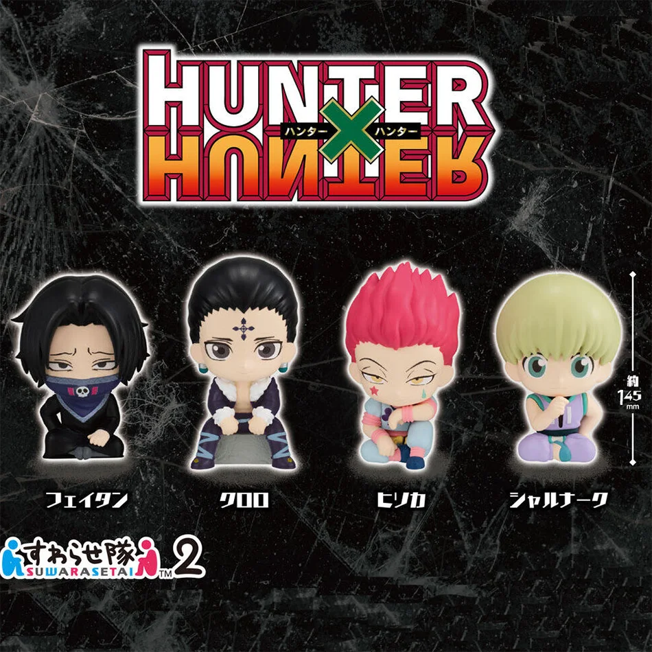 Official Figure 8PCS SET Q Version HUNTER X HUNTER PVC Action Figure Amine Christmas Gift Collectible Figurine