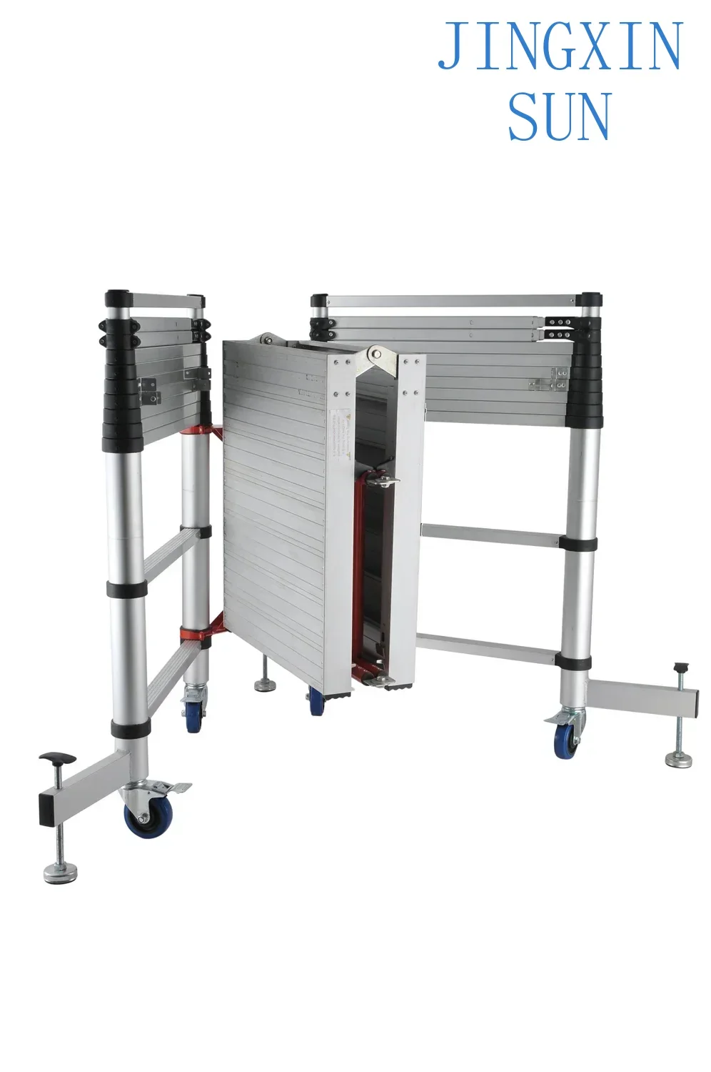 Climbing Mobile Telescopic Scaffold Aluminum  Tower Easy Move Tools