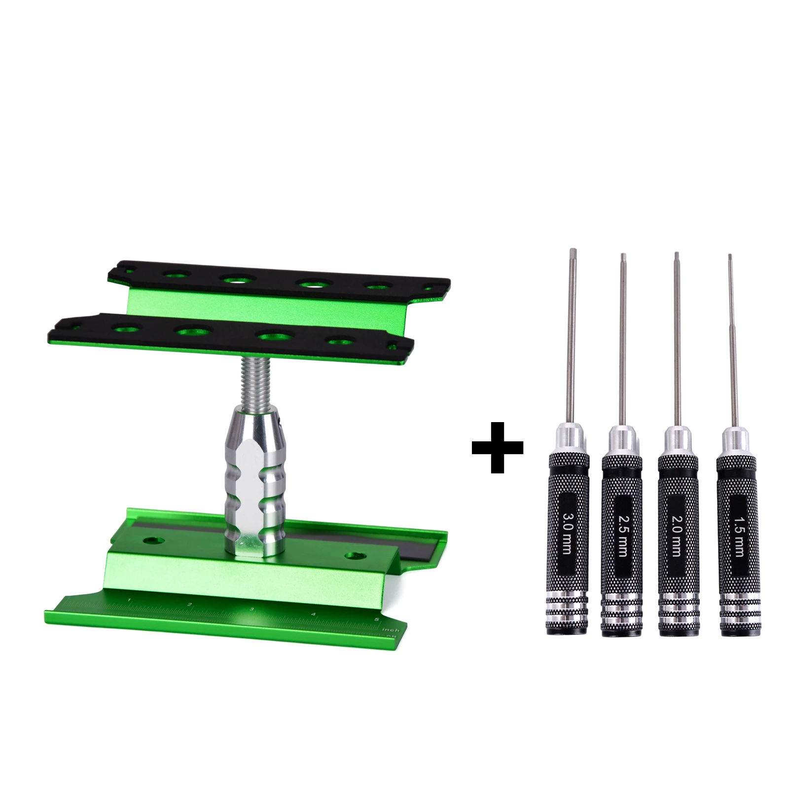 

Вращающаяся на 360 градусов рабочая станция с дистанционным управлением для обслуживания автомобиля, включая набор крестовых отверток 3/4/5/6 мм, подходит для 1/8 1/10 1/16 1/24, альпинистского автомобиля, многофункциональный стол для установки и обслужив