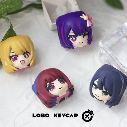 Oshi No Ko Hoshino Ai Kawaii Anime Keycap Resina Accessori per tastiera meccanica Keycap Singolo Esc Sostituzione tastiera Decor Oem