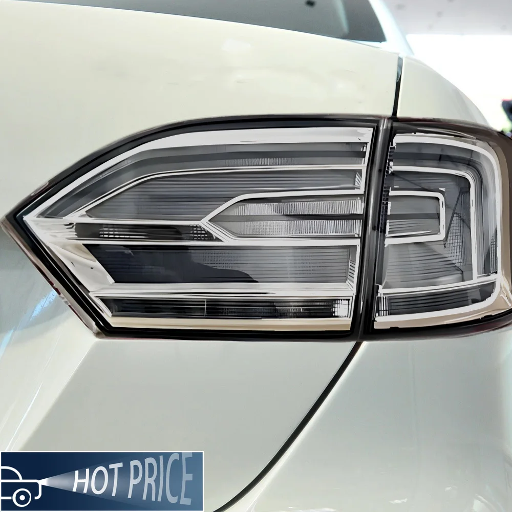 For Fits Volkswagen Jetta Mk6 Sagitar 2012-2014 taillight assembly, upgraded clear version, LED dynamic style