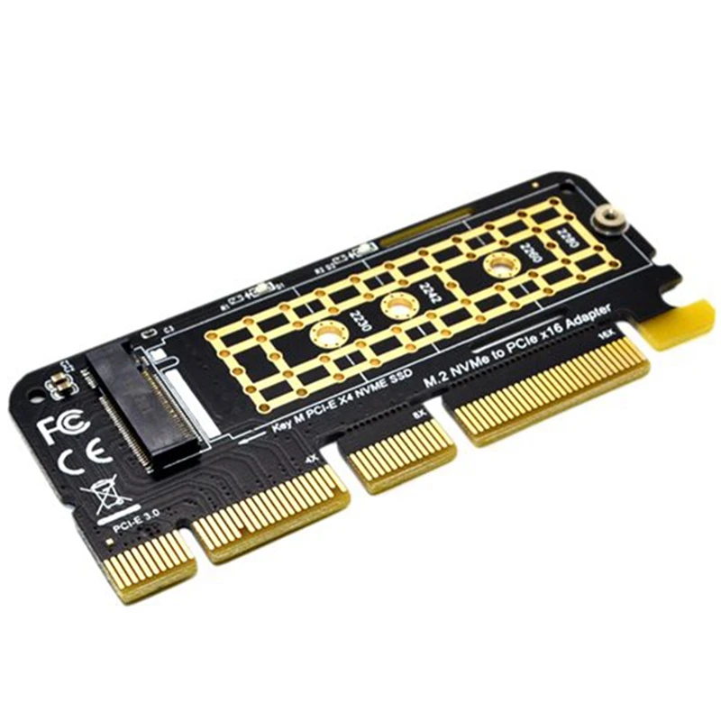 อะแดปเตอร์ NVMe 5ชิ้น M.2 M.2 M2 NVMe PCIe ไปยัง M2อะแดปเตอร์ PCI Express X16 X8 X4 raiser SSD M.2 PCI-E ขยายการ์ด