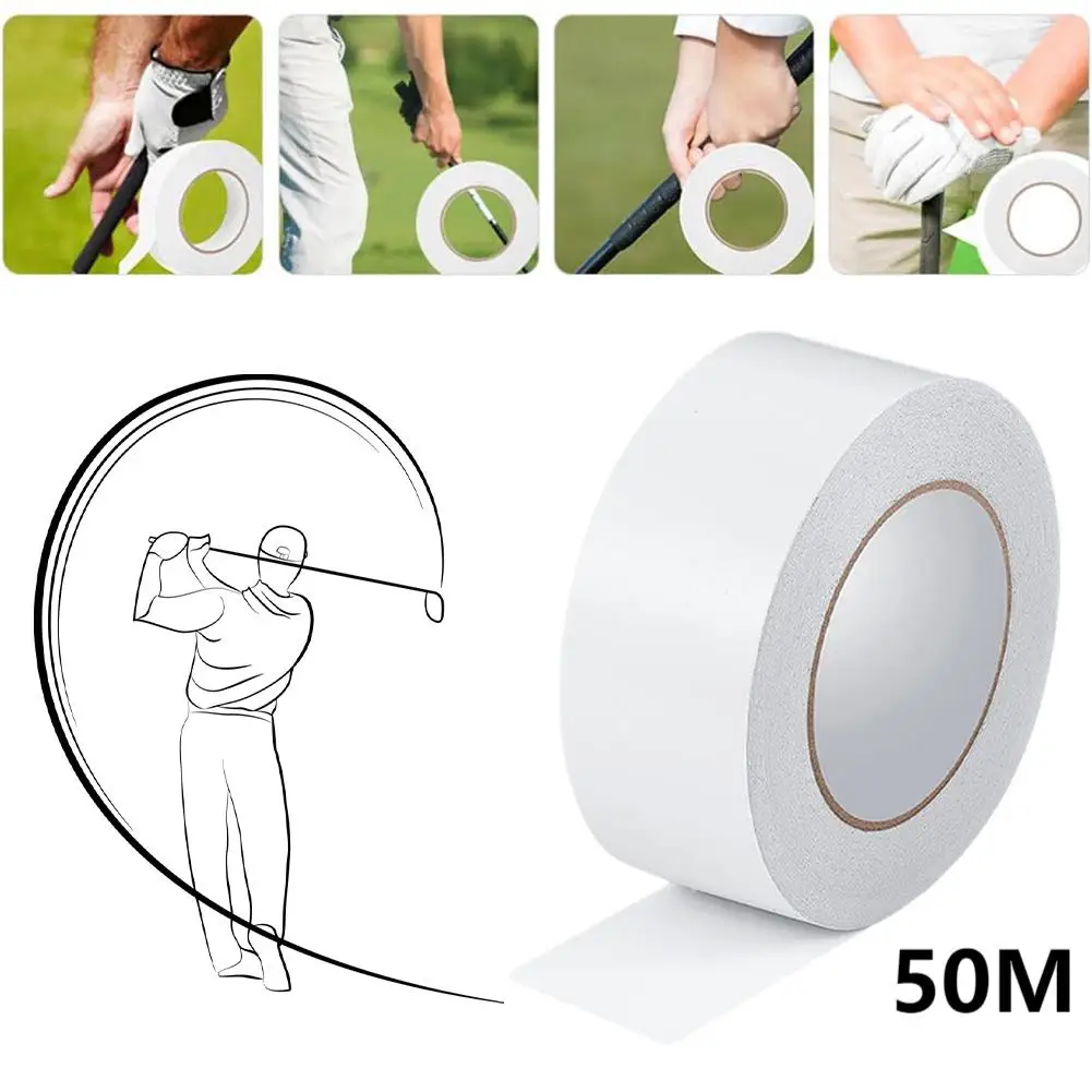 Double Sided Golf Grip Tape Golf Club Repair Wrap Gripping Adhesive Grip Strip Tape Roll Long Lasting for Regriping Golf Clubs