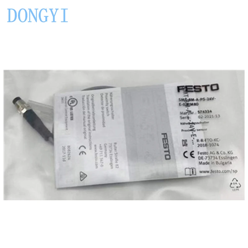 Proximity Sensor SMT-8M-A -PS-NS-E-0.3-2.5-5.0-M8D-OE SMT-8M-A-PS-24V-E-0.3-M8D 574334 574337 574335 574338 574339 574336 574341