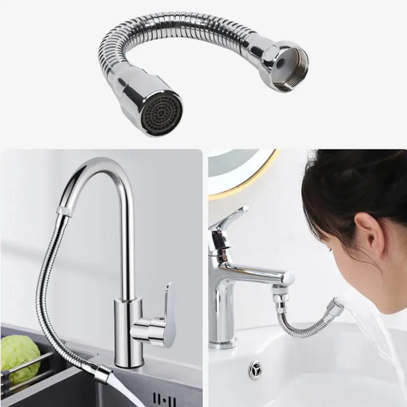 

Удлинительная трубка для кухонного смесителя, умывальник для овощей, бытовой гальванический складной медный вращающийся удлинительный смеситель