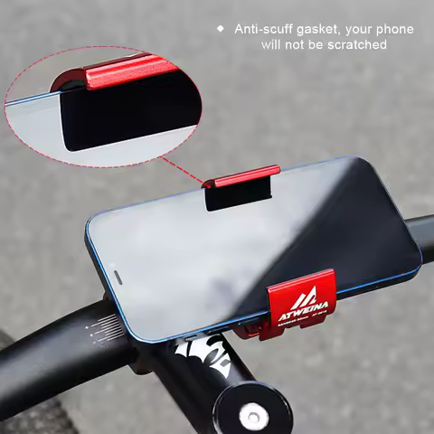 Bicycle Phone Holder GPS Stand Anti Slip Riding Mountain Motorcycle Handle Stand Anti Shake Cycling Phone Stand