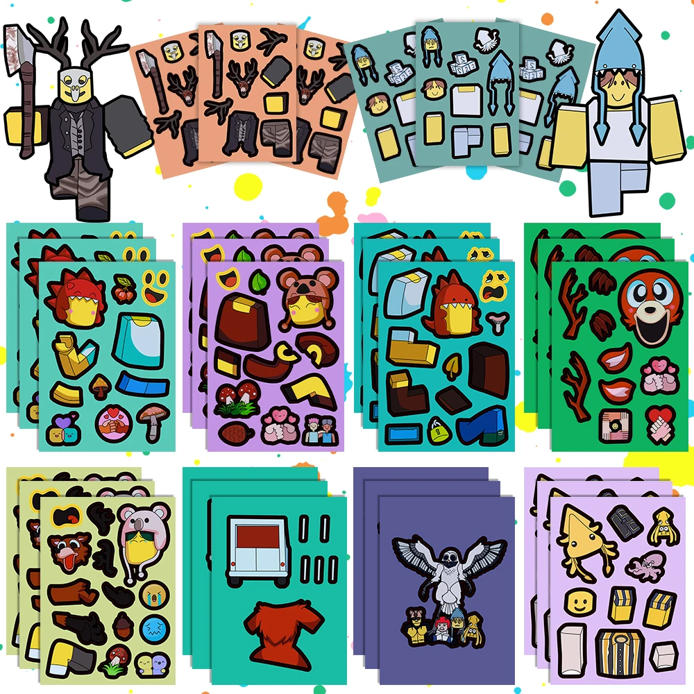 10/30pcs 99 Nights in The Forest Stickers Diy Stickers Scrapbooking Phone Luggage Skateboard Waterproof Decals Reward Stationery