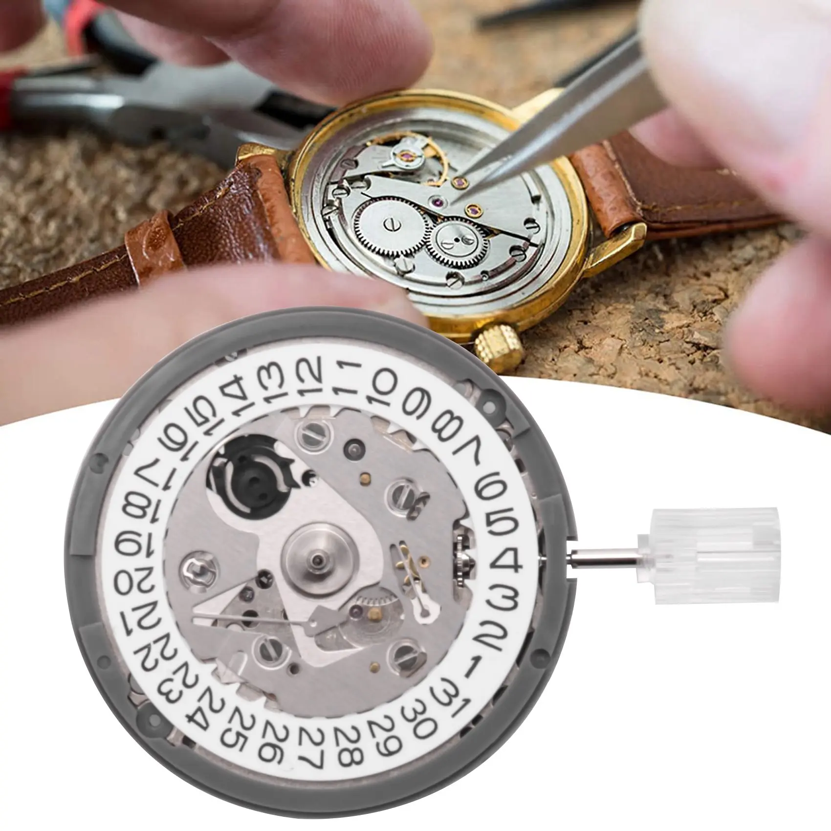 NH35 Movement Day Date Set High Accuracy Automatic Mechanical Watch Wrist