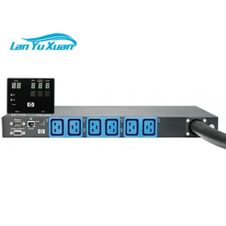 

2026 8 Outlet Horizontal 1U Rack Mount PDU Power Strip for Network Server Racks - Surge Protection - 120V/15A 6ft Power Cord