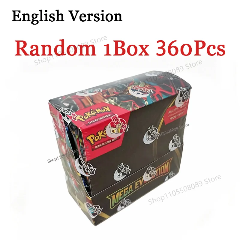 English TCG Mega Evolution Pitch Black Booster Display Box Phantasmal Flames Booster Box Trading Card Game Collection