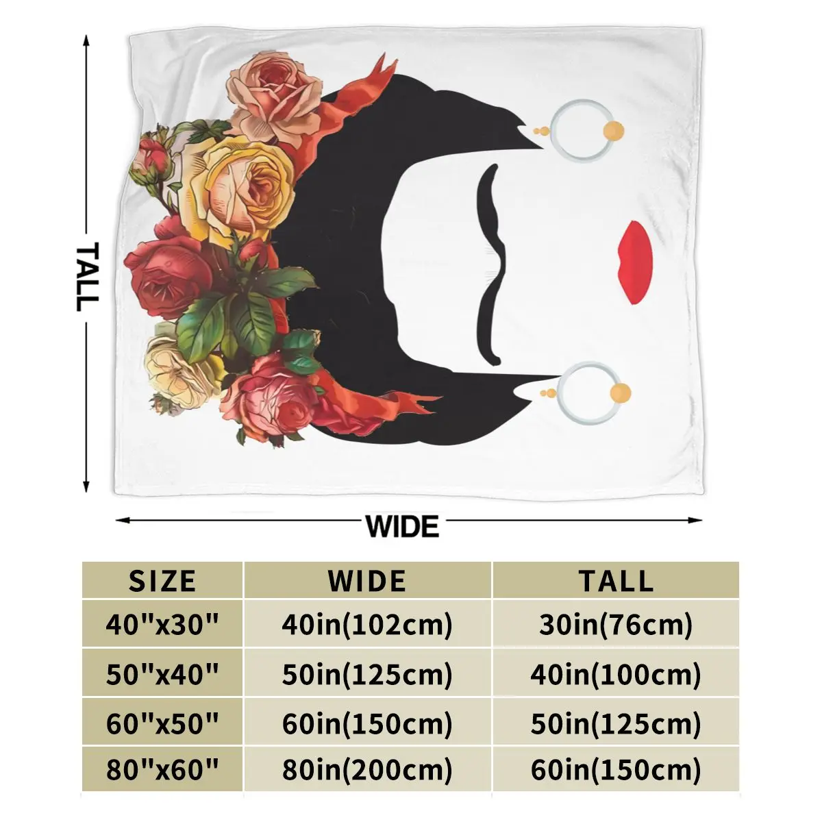 Frida K An Ultra-Soft Micro Fleece Blanket