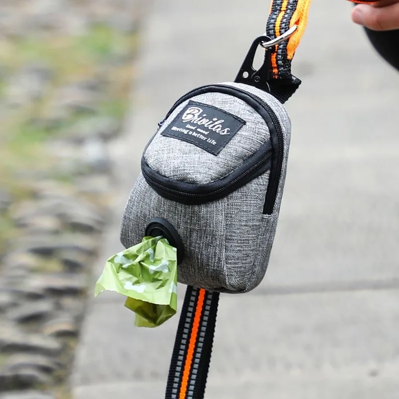For Pet Dog Treat Pouch Portable Multifunction Dog Training Bag Outdoor Travel Dog Poop Bag Dispenser Durable Pet Accessories
