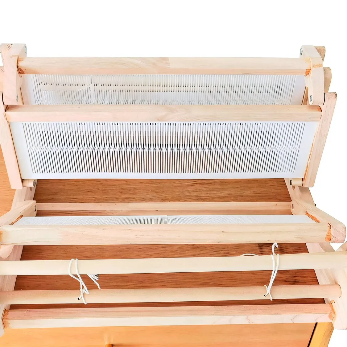 Handmade Solid Wood Loom | Compact Desktop Loom for Home Use | Traditional Loom | DIY Craft Tool