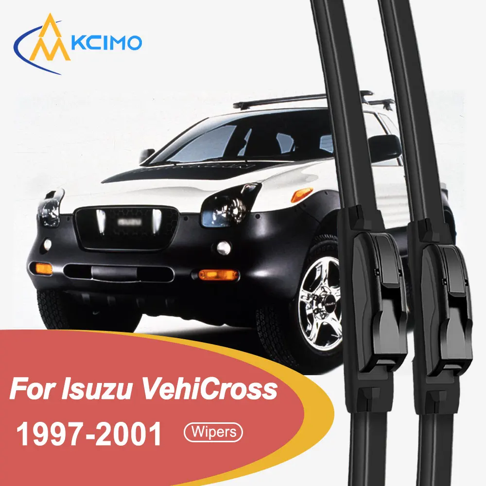 

For Isuzu VehiCROSS 1997-2001 Front Windshield Wiper Blades 2pcs Quiet Rain Windscreen Window Accessories