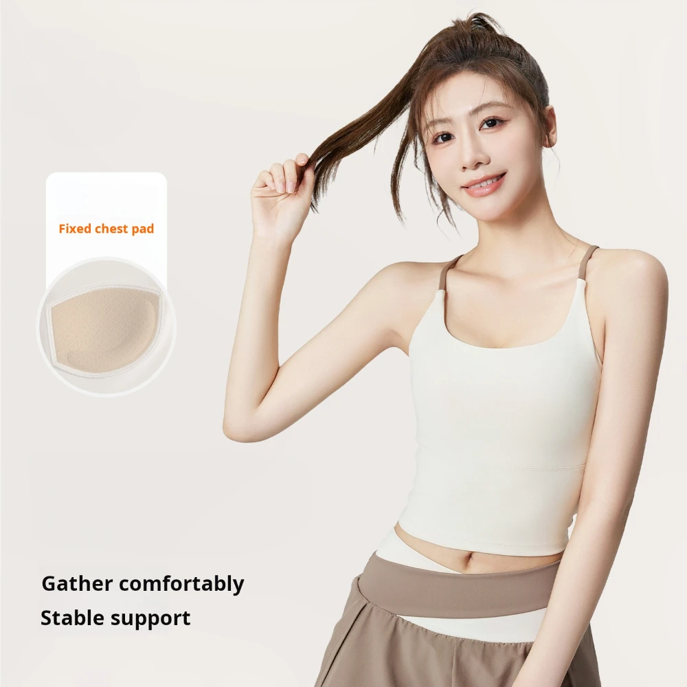 

Спортивные топы, женские жилеты для йоги, цветные блокирующие бюстгальтеры с красивой спинкой, летняя спортивная одежда, колготки для тренировок в тренажерном зале, одежда для бега и велоспорта