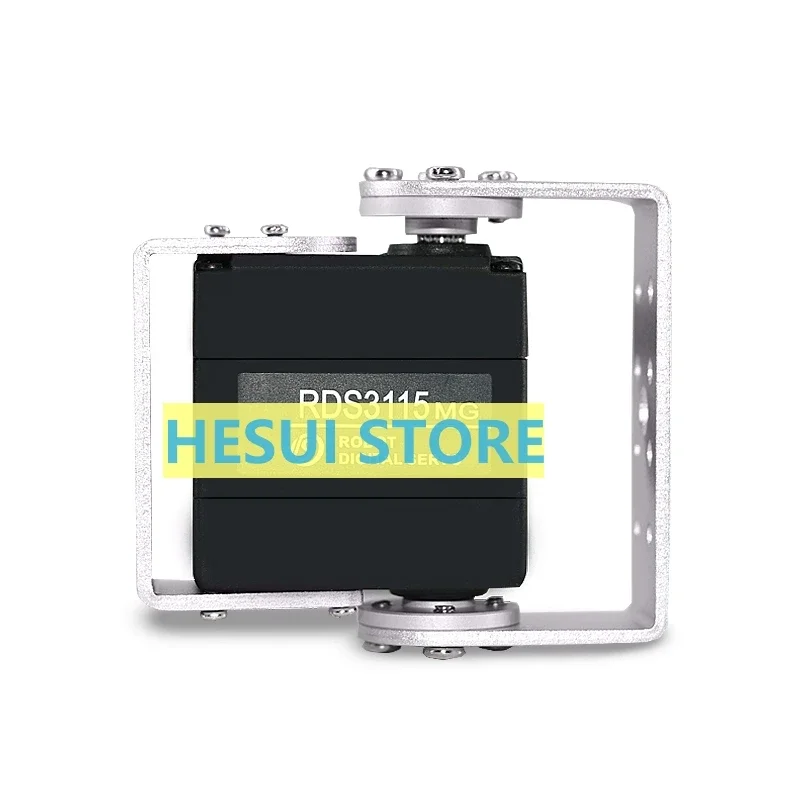RDS3115 15 キロメタルギアデジタルサーボ 2 軸大トルクロボットアームリモートコントロール車パンチルト