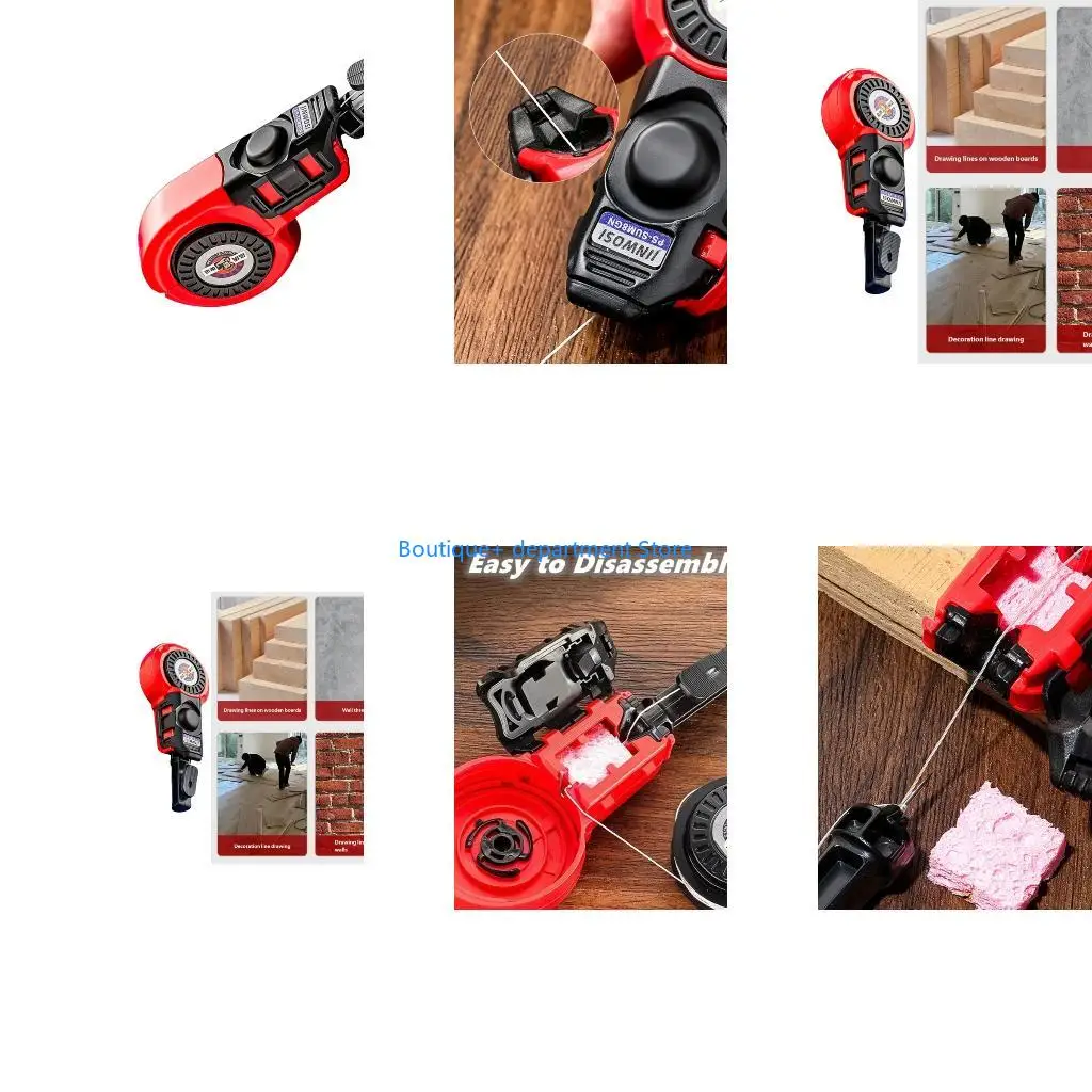 E1PD Manual Marker Professional Hand Operated Fountain Portable Drawing Line Marker Woodworking Scriber Tool