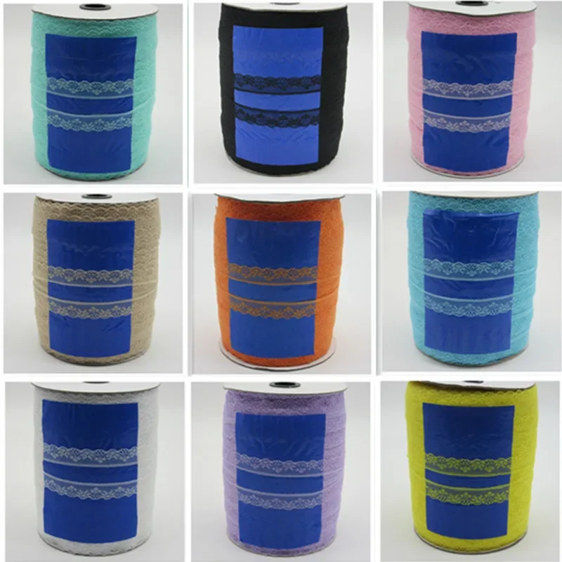600 Yards Lace Ribbon Tape Trim Handicrafts 14MM Wide Embroidered Net Cord For Sewing Decoration african lace fabric