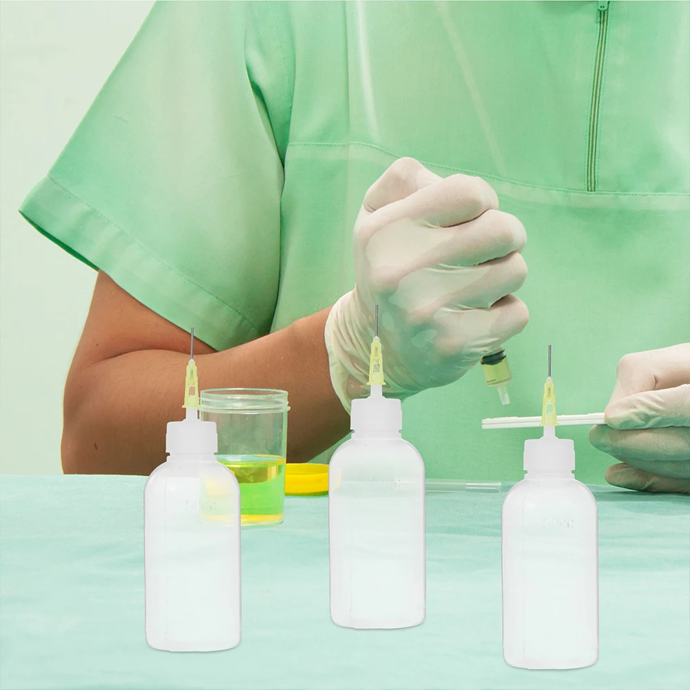

12 pcs Glue Dispensing Needle Glue Bottle Precision Tip Applicator Squeeze Bottle for Crafting DIY Projects Reusable with Fine
