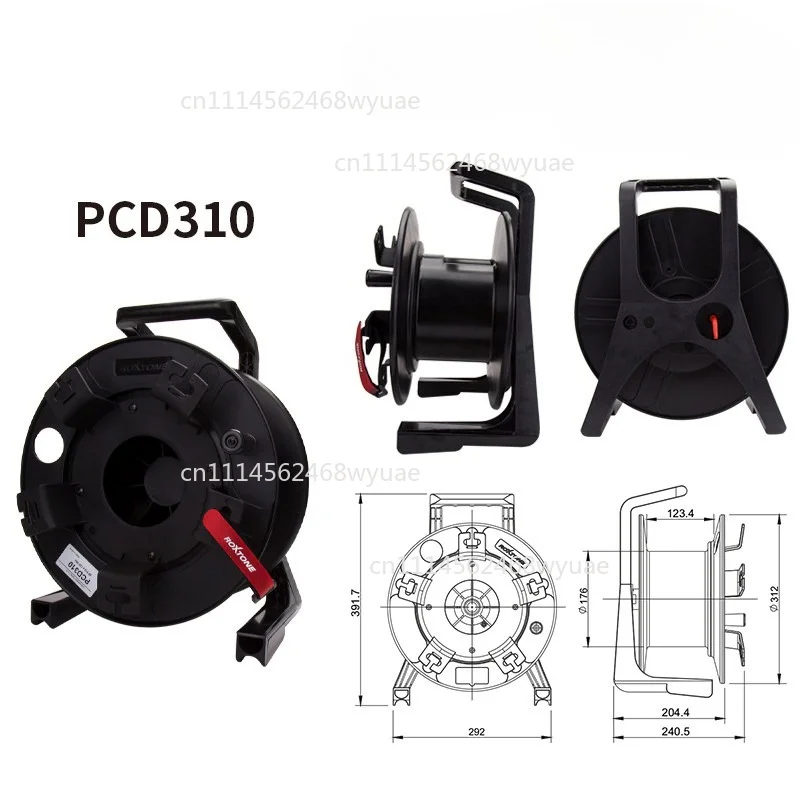 PCD310 Mobile Reel Empty Disk Retractable Plastic I-Wheel Network Cable