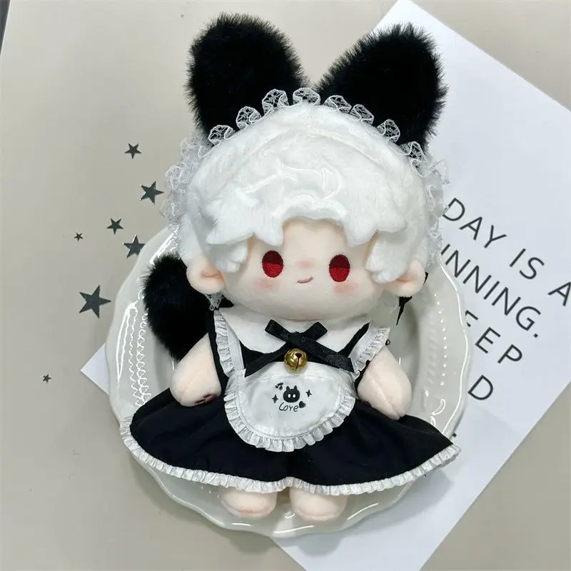 เสื้อผ้าตุ๊กตาผ้าฝ้าย 20 ซม. กระโปรงแม่บ้านสุดน่ารัก