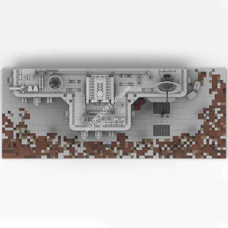 2447pcs MOC SW Imperial Bunker Star Battle Model Building Blocks Construction DIY Idea Toy Brick Christmas Gifts Birthday