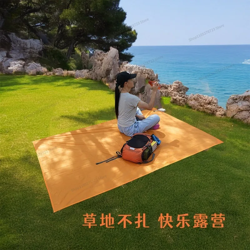 For Outdoor Ultra Light Beach Mat Pocket Portable Mini Picnic Mat Baby Waterproof Moisture-proof Folding Floor Mat