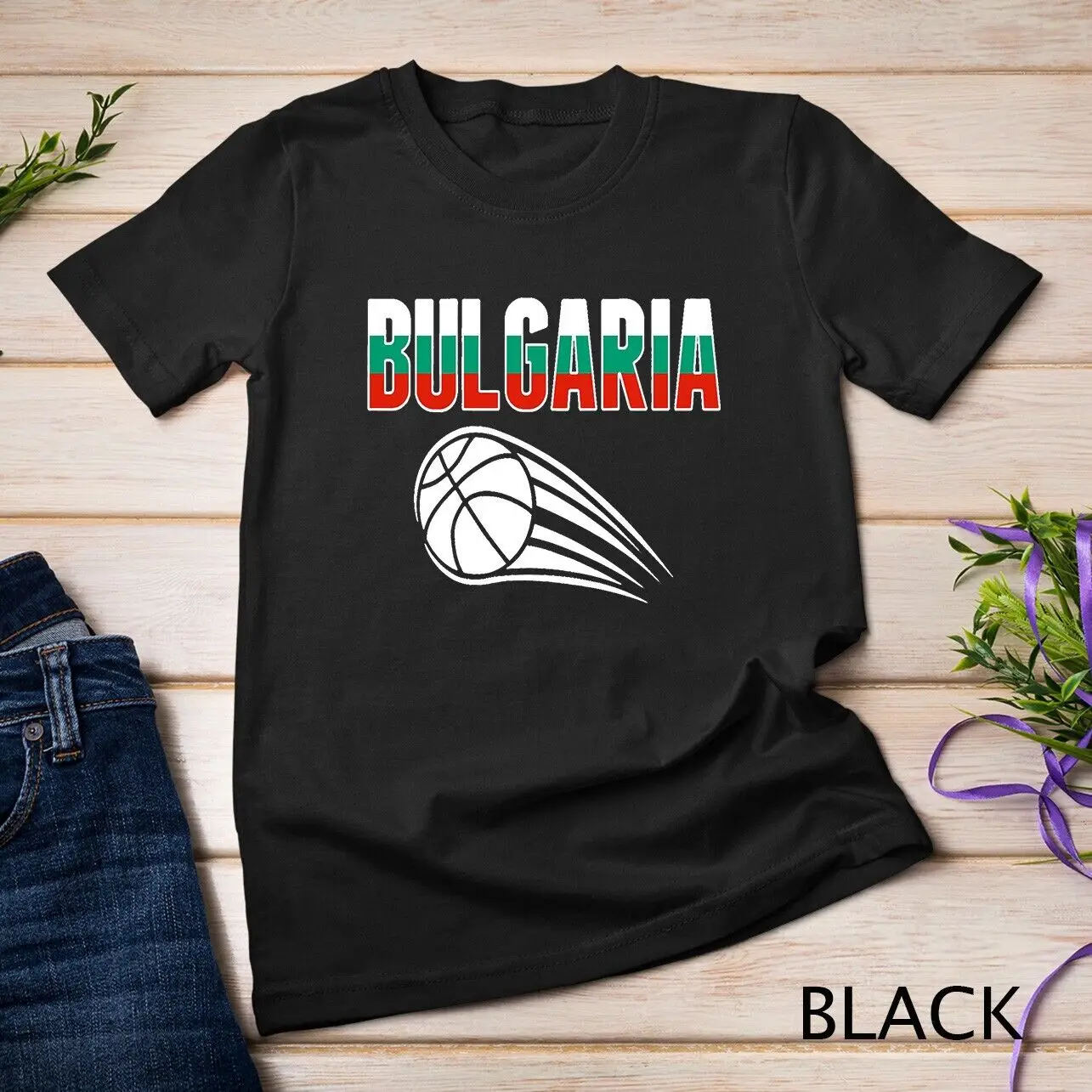 

Bulgaria Basketball Fans Jersey - Bulgarian Sport Lovers T-Shirt Unisex T-shirt