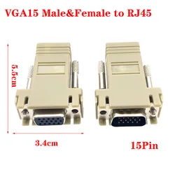 シリアルポートアダプタコネクタ,イーサネットアダプタ,オスおよびメスコンバーター,rj45,rs232,vga,db9,vga15,db25,9, 15, 25ピン