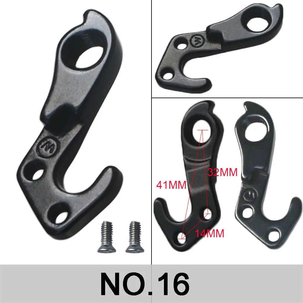 1pc Universal Alloy MTB Road Bike Rear Derailleur Hanger Racing Cycling Mountain Bicycle Frame Rear Gear Tail Hook Adaptor Parts