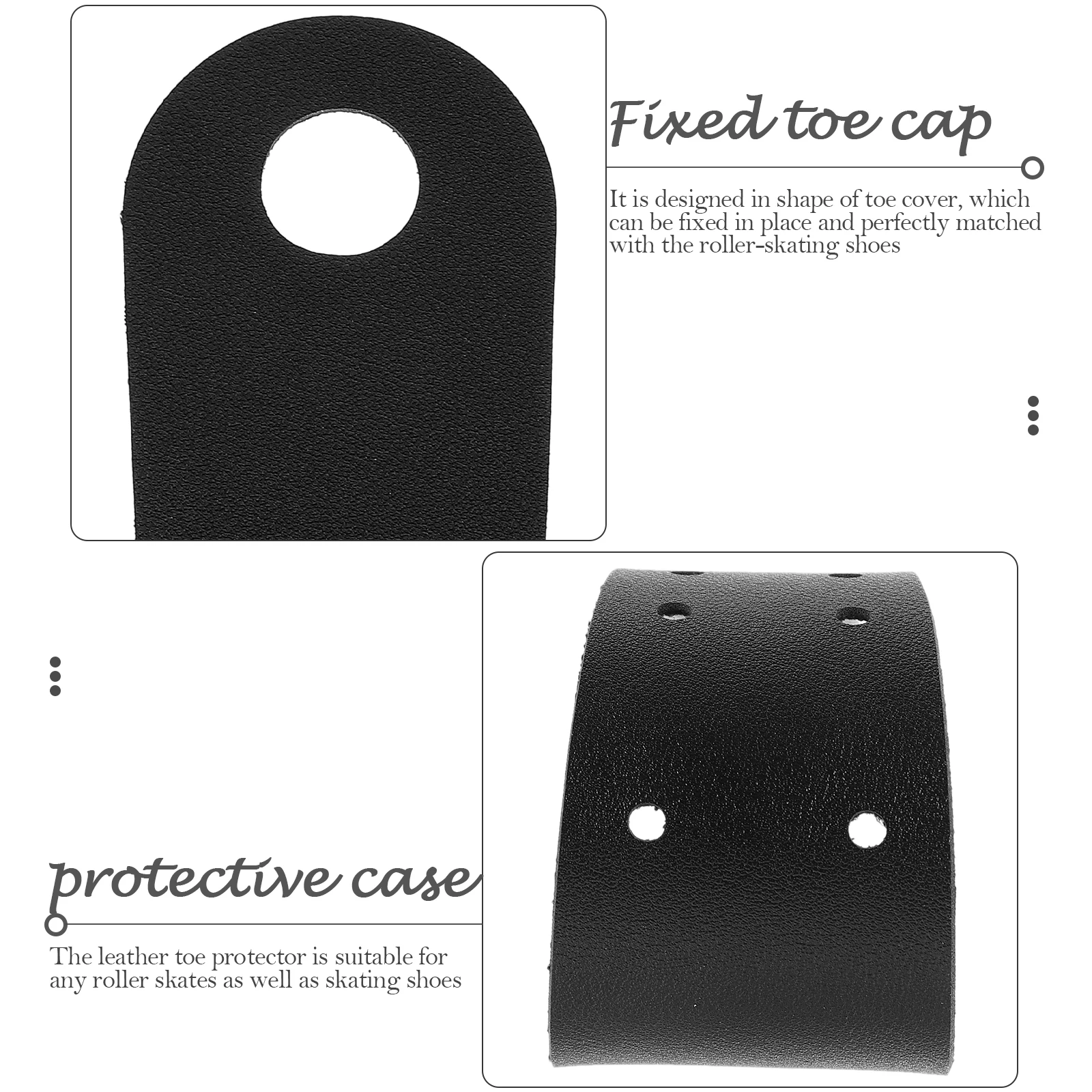 

Roller Skate Toe Protectors Durable Cover For Skating Shoes Professional Convenient Toe Caps Skates Accessory Team