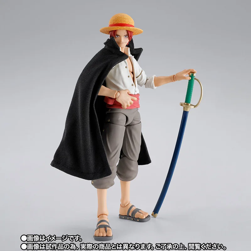 بانداي S.H.Figuarts قطعة واحدة شانكس والقرد D لوفي الطفولة عمل الشكل حقيقية SHF أطقم منمذجة شخصيات كرتونية نموذج الهدايا