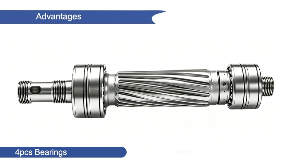 G-Penny 1,5 kW ER11 Wassergekühlter Spindelmotor 65 mm 400 Hz 24.000 U/min 4 Lager CNC-Frässpindel für Holz, Metall, Aluminium-Fräsen – Detail 3