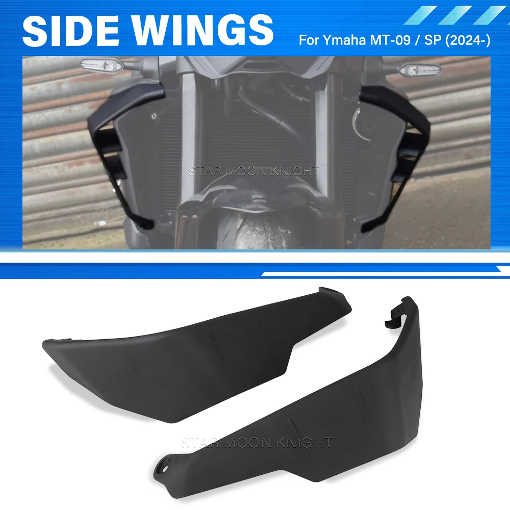 

For YAMAHA MT 09 Gen 4 MT09 MT-09 SP 2024 2025 Motorcycle Sport Downforce Naked Side Spoilers Aerodynamic Wing Deflector