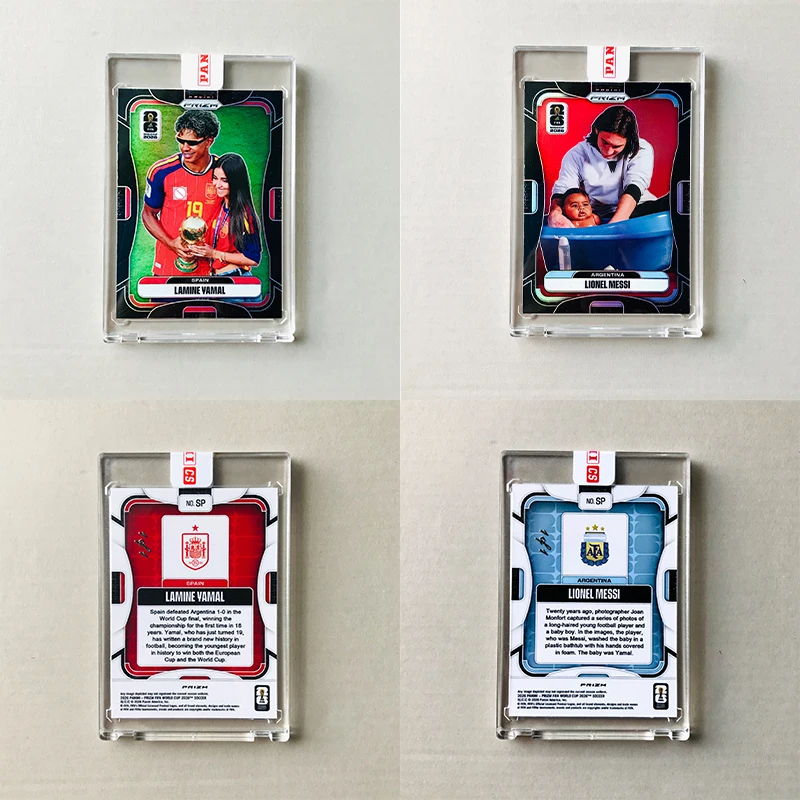 2026 World Cup Folded Black Yamal Greeting Card Spain Wins Trophy Design Customizable Home-Made Card